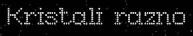 kristali razno